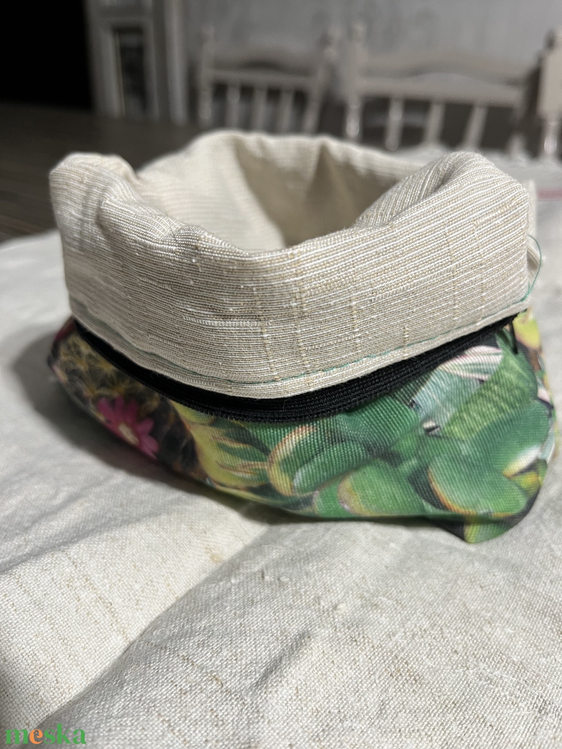 Kaktuszmintás neszeszer - táska & tok - pénztárca & más tok - kártyatartó & irattartó - Meska.hu