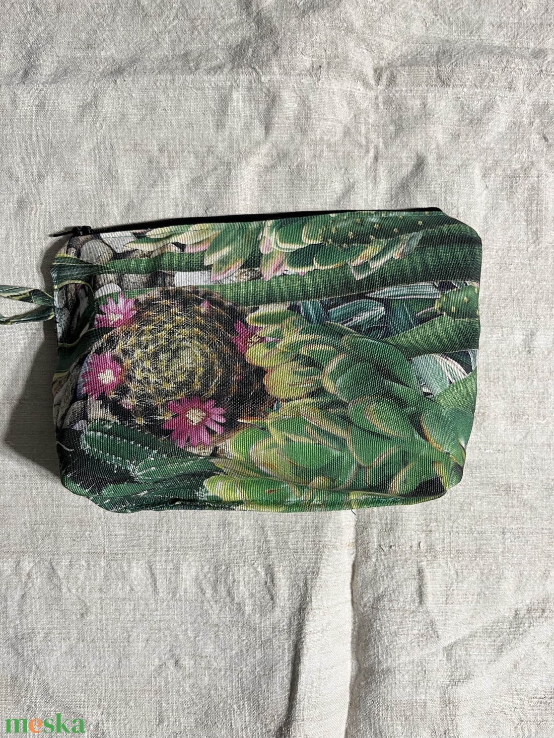 Kaktuszmintás neszeszer - táska & tok - pénztárca & más tok - kártyatartó & irattartó - Meska.hu