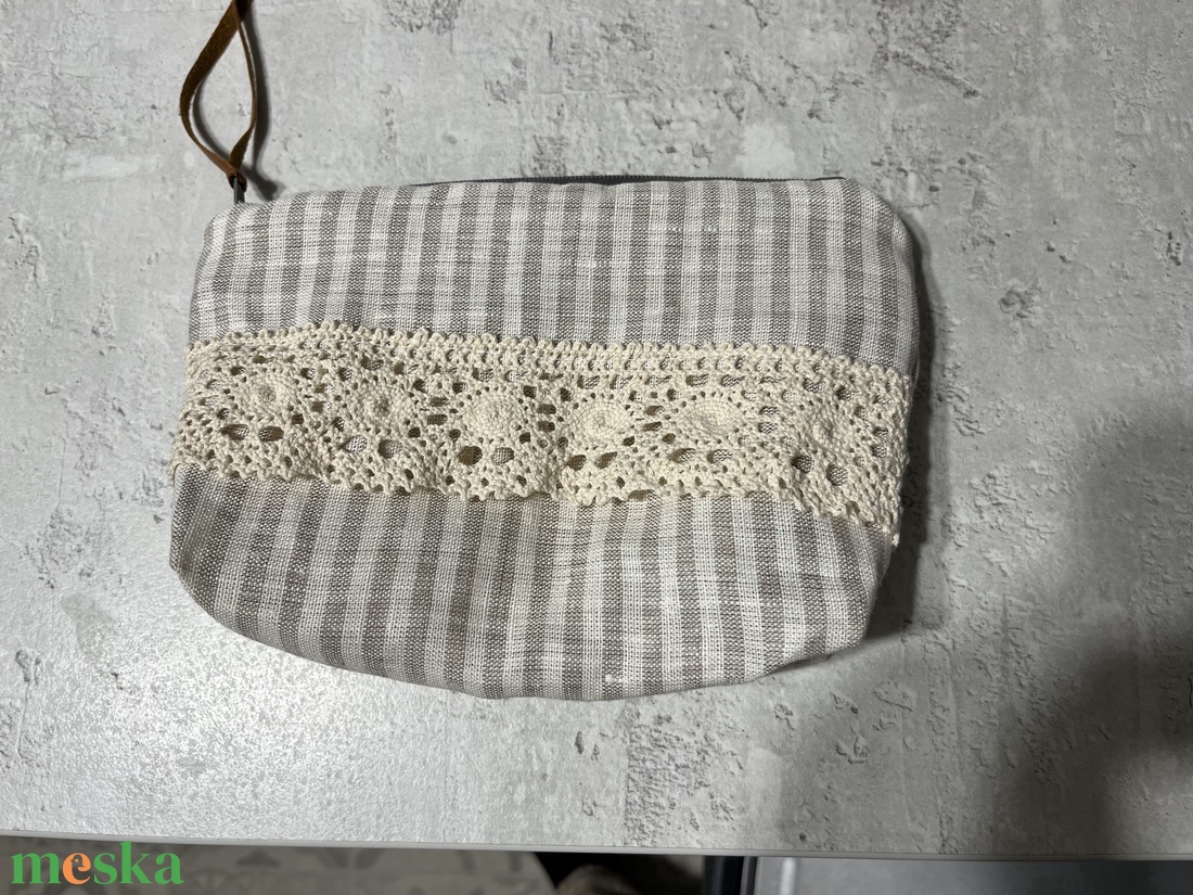 Pamutcsipkés neszeszer - táska & tok - pénztárca & más tok - kártyatartó & irattartó - Meska.hu