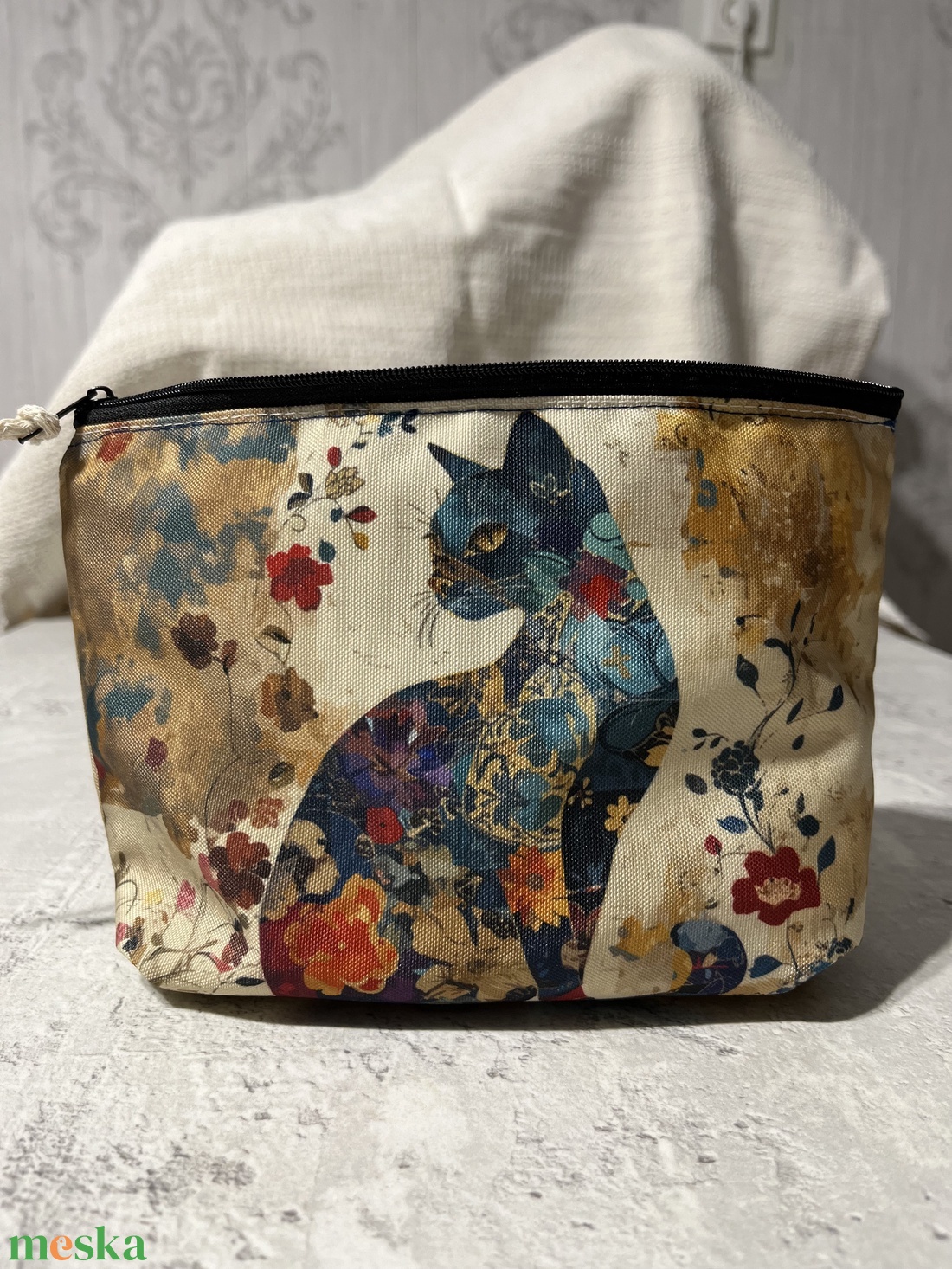 Cicás neszeszer - táska & tok - pénztárca & más tok - kártyatartó & irattartó - Meska.hu