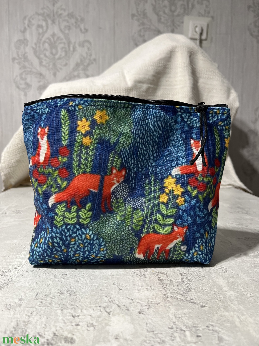 Rókás neszeszer - táska & tok - pénztárca & más tok - kártyatartó & irattartó - Meska.hu