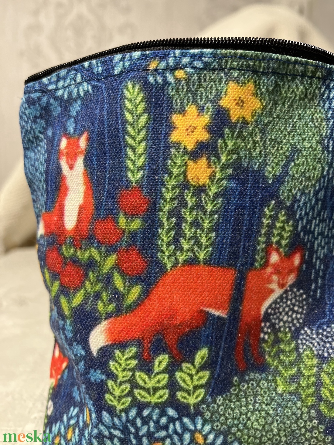 Rókás neszeszer - táska & tok - pénztárca & más tok - kártyatartó & irattartó - Meska.hu