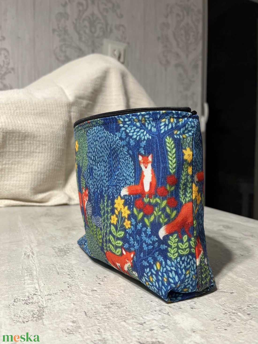 Rókás neszeszer - táska & tok - pénztárca & más tok - kártyatartó & irattartó - Meska.hu