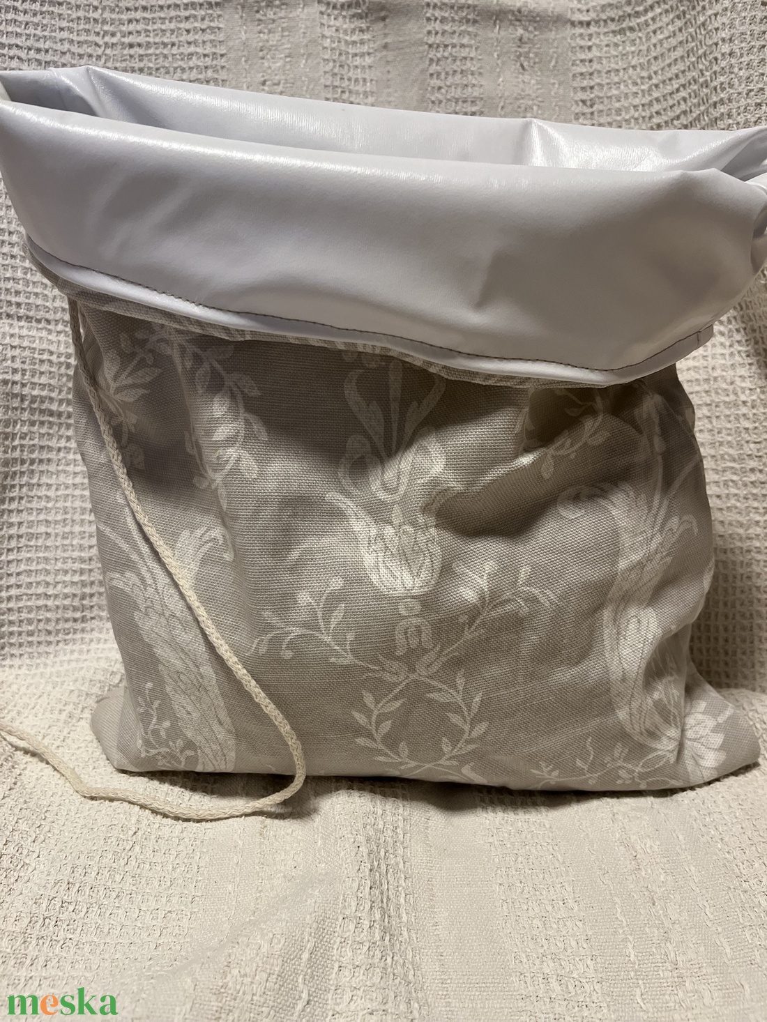 Kenyereszsák frissentartó béléssel - táska & tok - bevásárlás & shopper táska - kenyeres zsák - Meska.hu