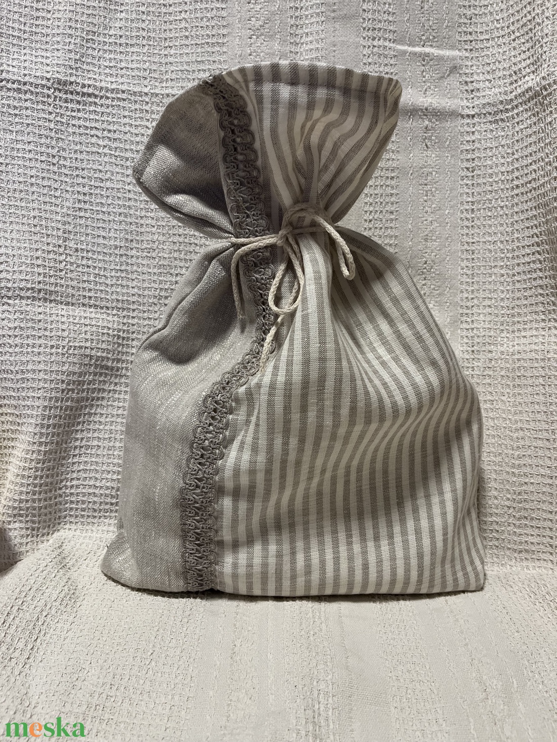 Kenyereszsák frissentartó béléssel - táska & tok - bevásárlás & shopper táska - kenyeres zsák - Meska.hu