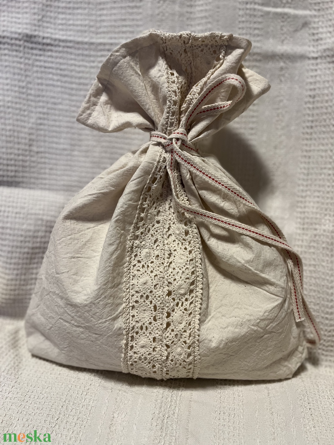 Kenyereszsák frissentartó béléssel - táska & tok - bevásárlás & shopper táska - kenyeres zsák - Meska.hu