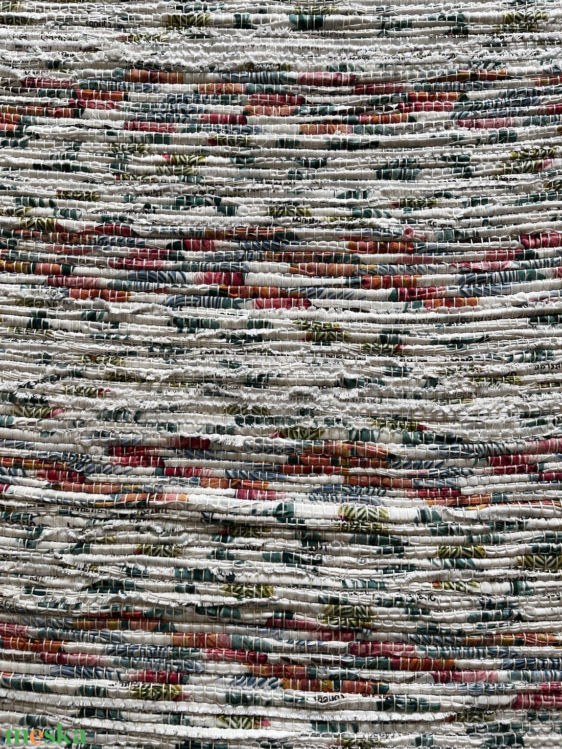 Tarka rongyszőnyeg - otthon & életmód - lakástextil - szőnyeg - szövött szőnyeg - Meska.hu