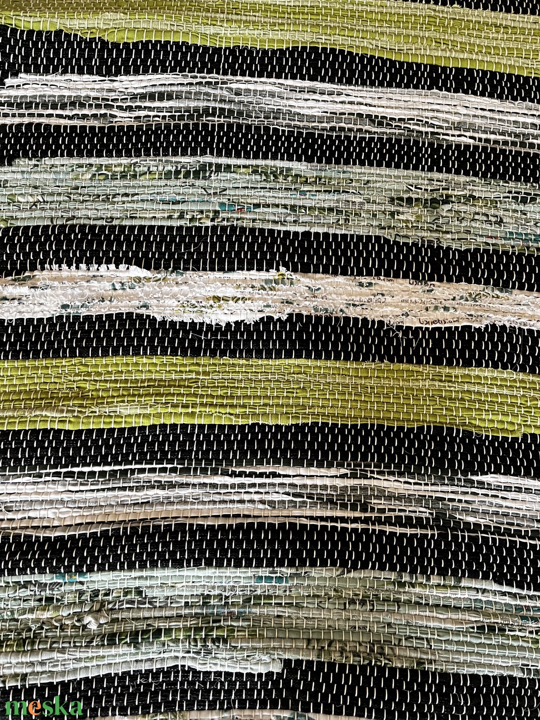 sokszínű rongyszőnyeg - otthon & életmód - lakástextil - szőnyeg - szövött szőnyeg - Meska.hu