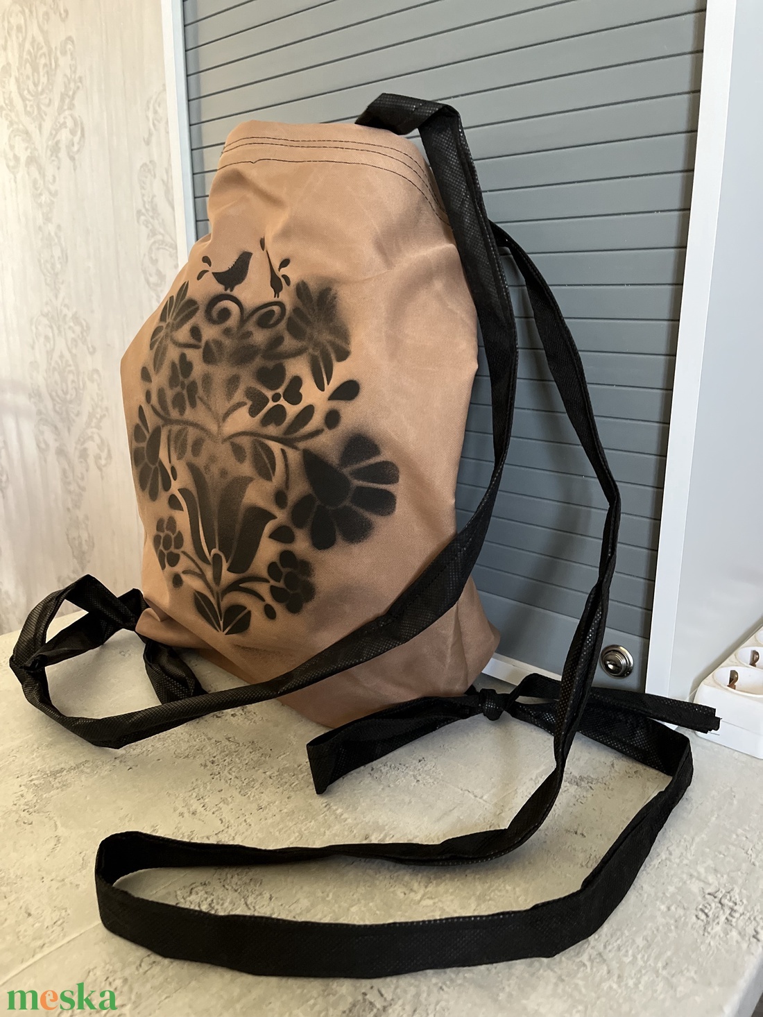 Vászon hátizsák - táska & tok - hátizsák - hátizsák - Meska.hu