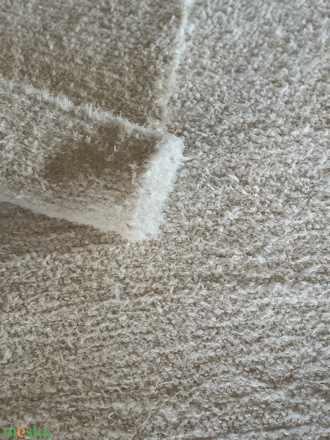 natur színű, puha, vastag szőnyeg - otthon & életmód - lakástextil - szőnyeg - szövött szőnyeg - Meska.hu