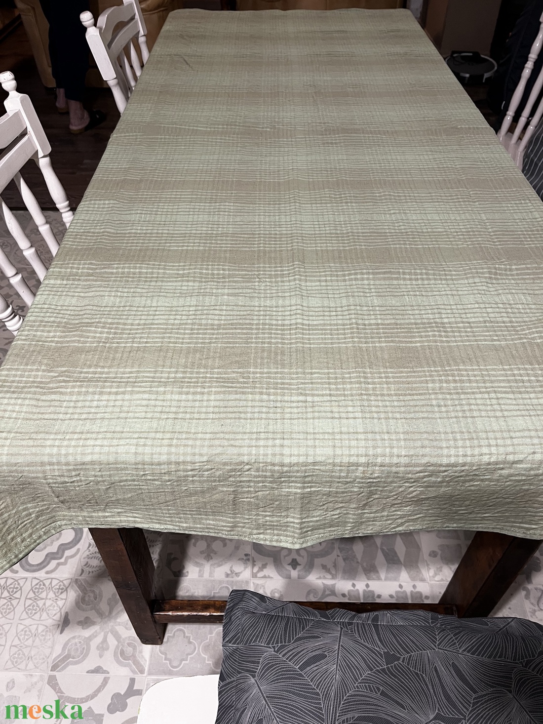 Lenvászon asztalterítő - otthon & életmód - lakástextil - abrosz, terítő - étkezőabrosz - Meska.hu