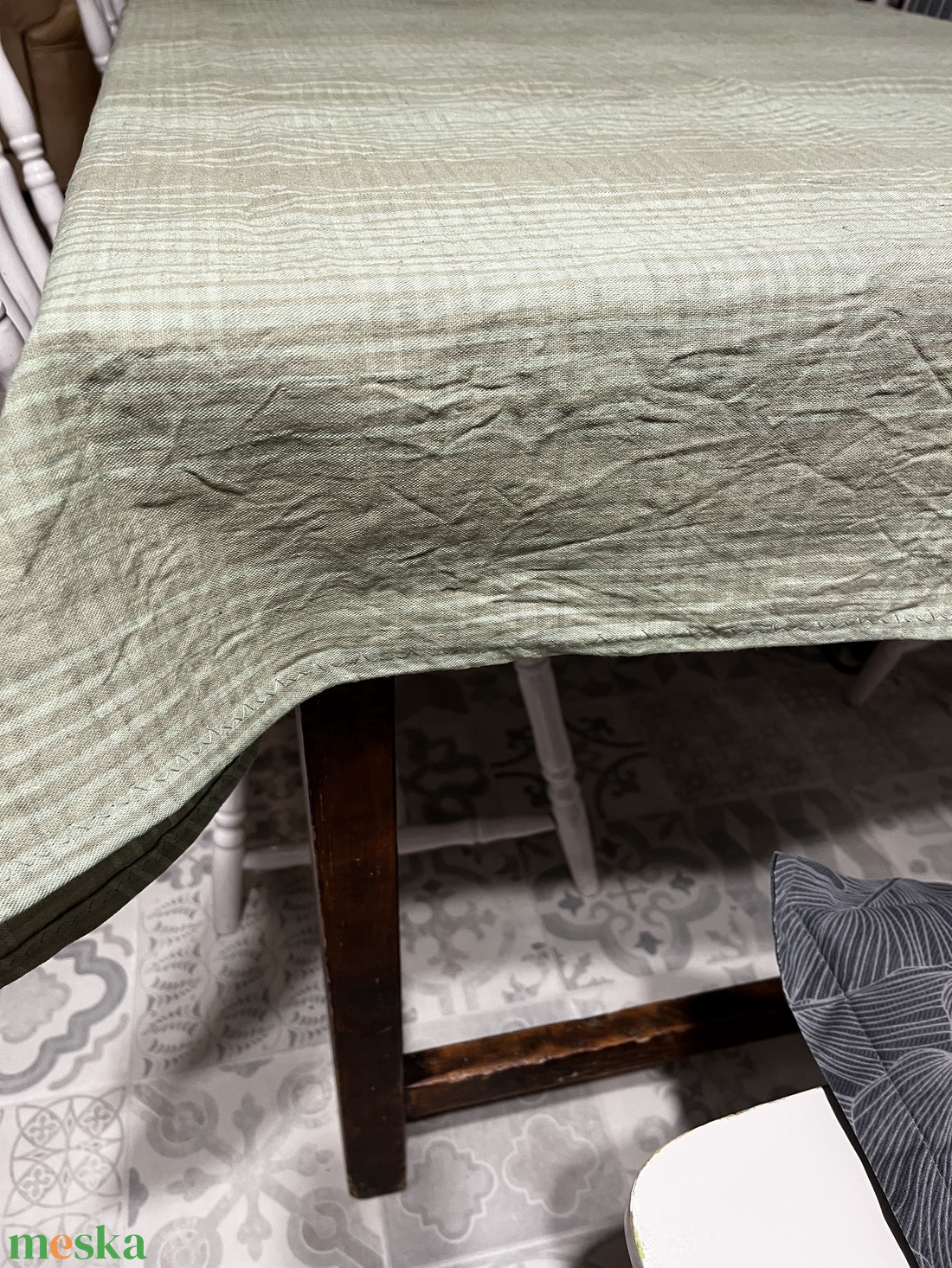Lenvászon asztalterítő - otthon & életmód - lakástextil - abrosz, terítő - étkezőabrosz - Meska.hu