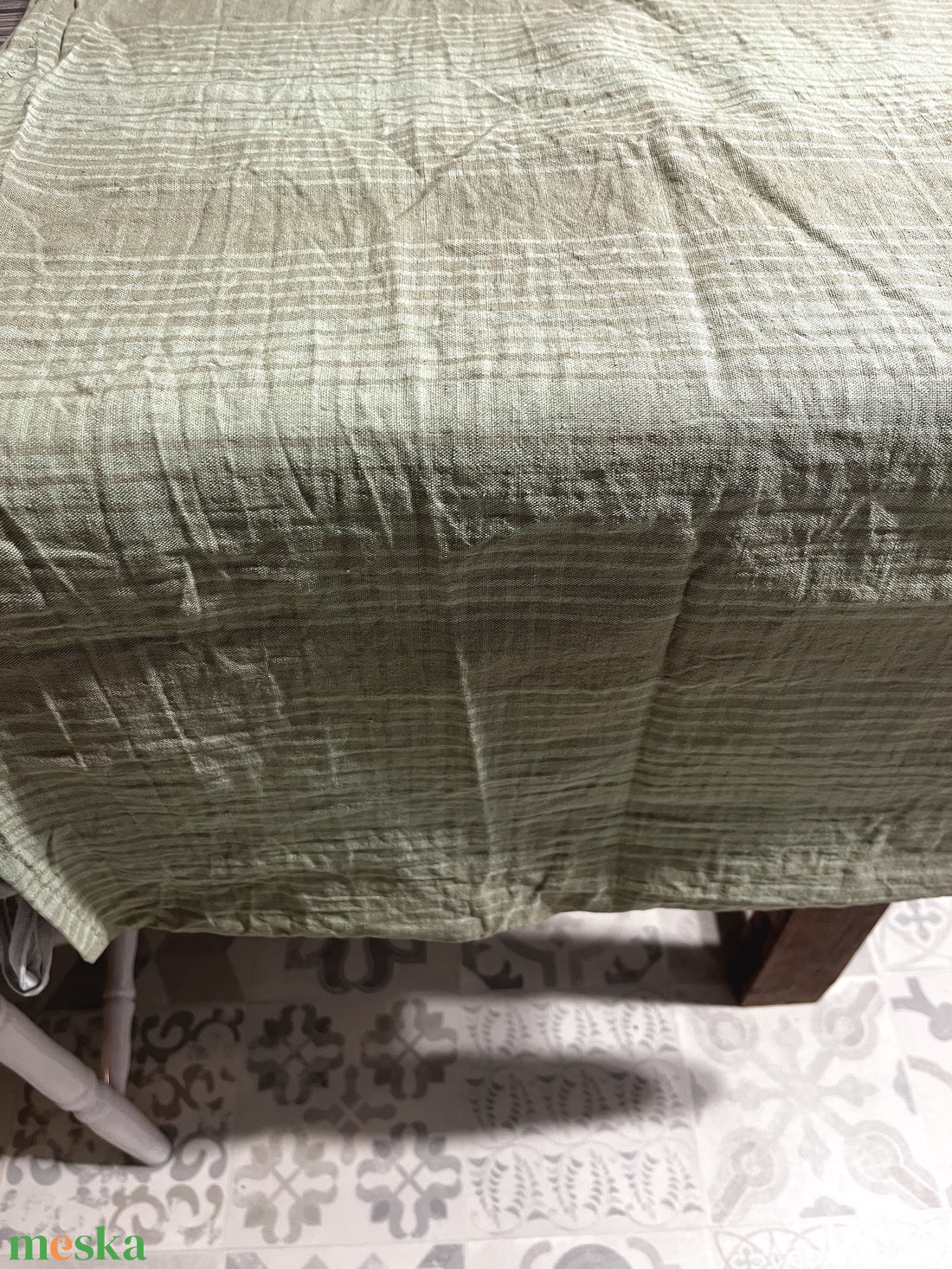 Lenvászon asztalterítő - otthon & életmód - lakástextil - abrosz, terítő - étkezőabrosz - Meska.hu