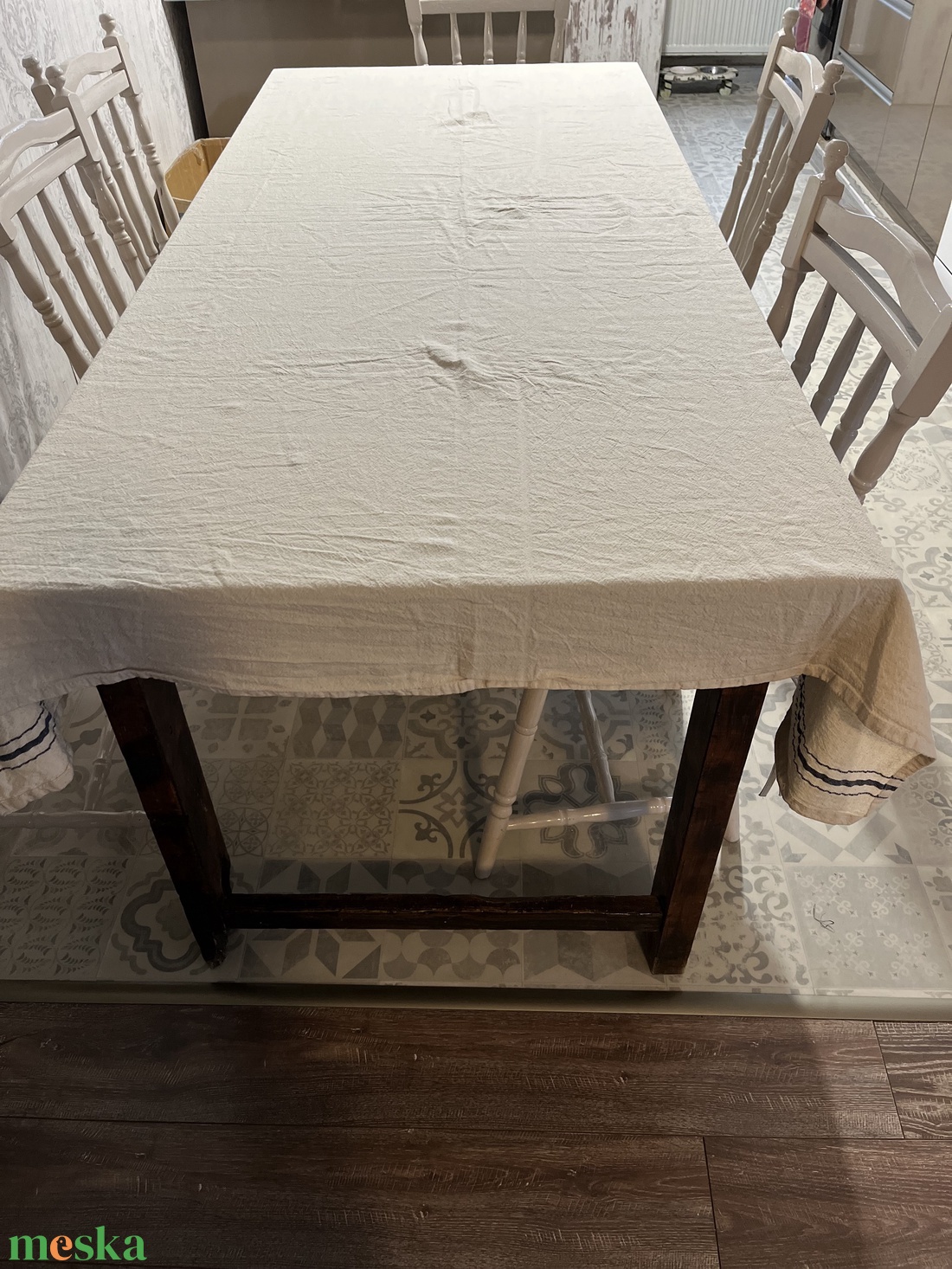 Vászon asztalterítő - otthon & életmód - lakástextil - abrosz, terítő - étkezőabrosz - Meska.hu