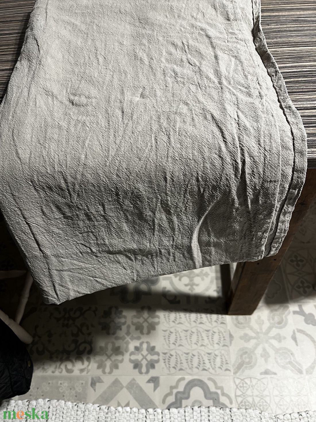 Natur lenvászon asztalterítő - otthon & életmód - lakástextil - abrosz, terítő - étkezőabrosz - Meska.hu