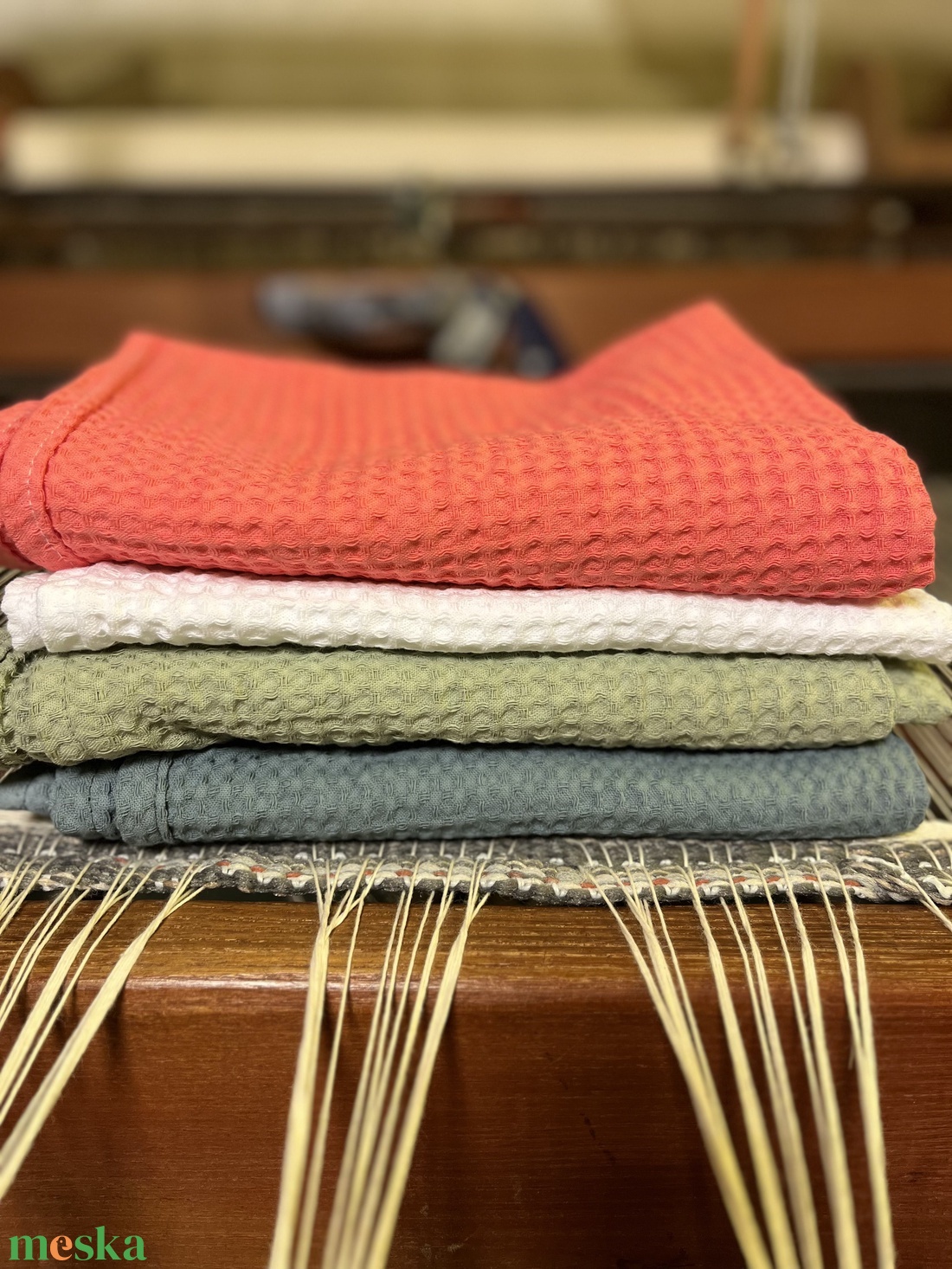Tiszta Pamut kéztörlő, törölköző - otthon & életmód - konyhafelszerelés, tálalás - konyhai textil - konyharuha & törlőkendő - Meska.hu