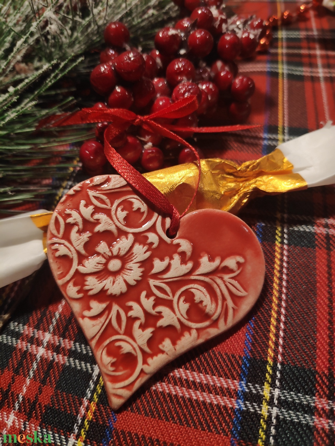 Karácsonyfadísz  - karácsony - karácsonyi lakásdekoráció - karácsonyfadíszek - Meska.hu