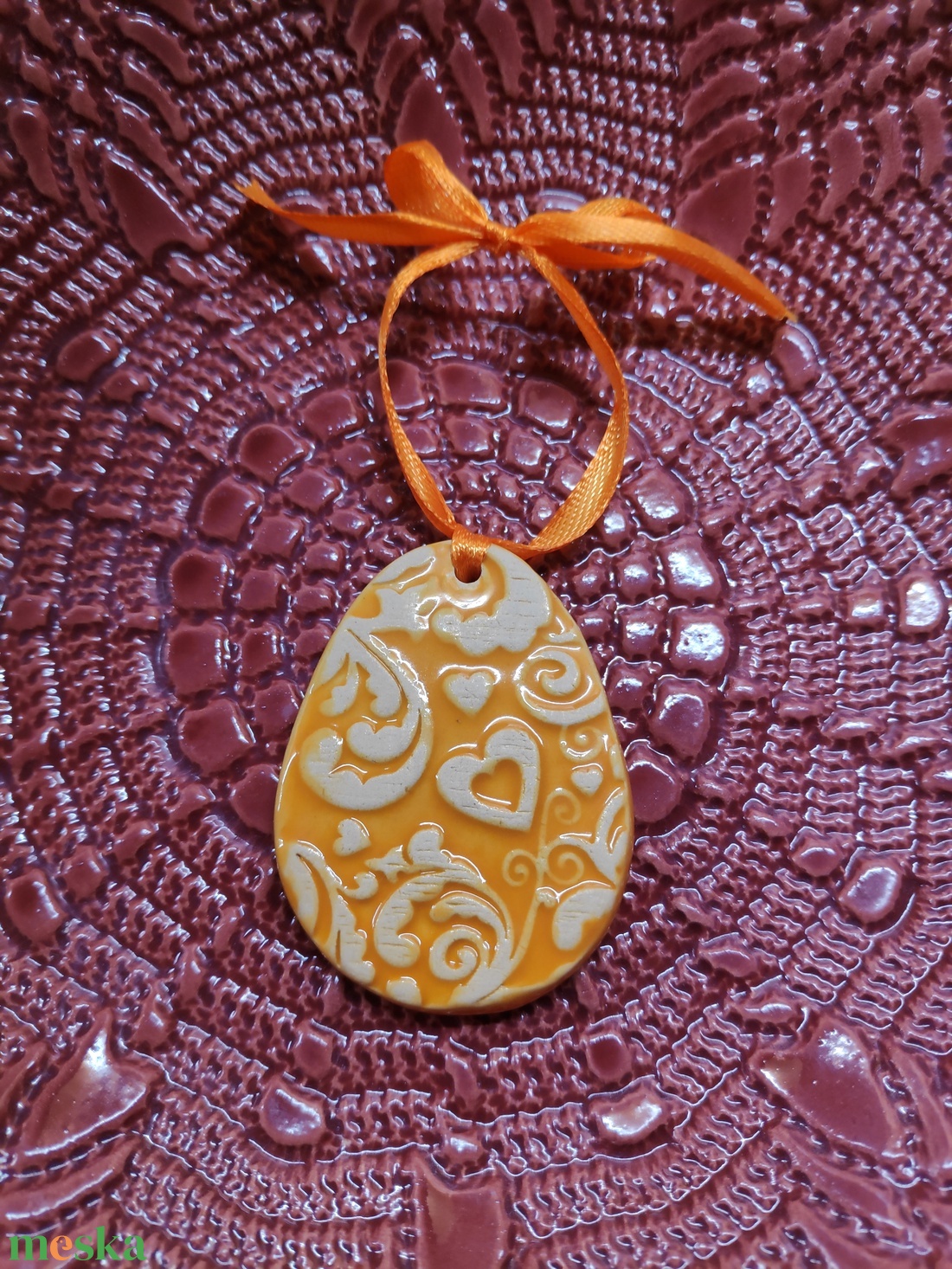 Kerámia tojás  - művészet - szobor - kerámia - Meska.hu