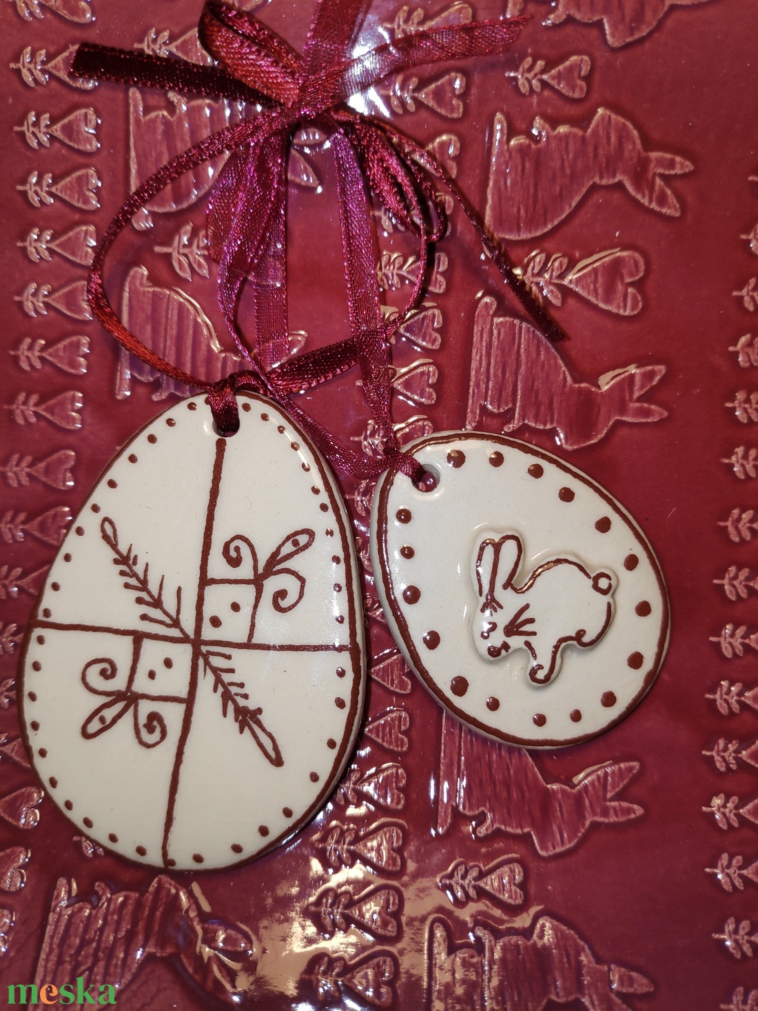 Húsvéti kerámia tojások  - művészet - szobor - kerámia - Meska.hu