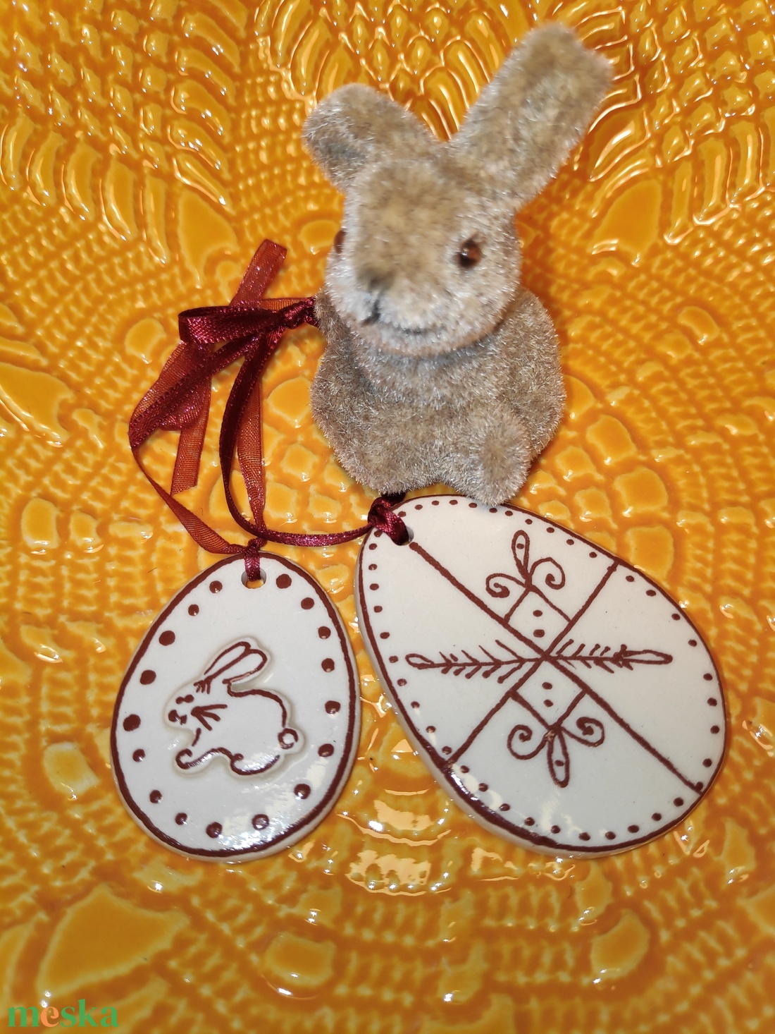 Húsvéti kerámia tojások  - művészet - szobor - kerámia - Meska.hu