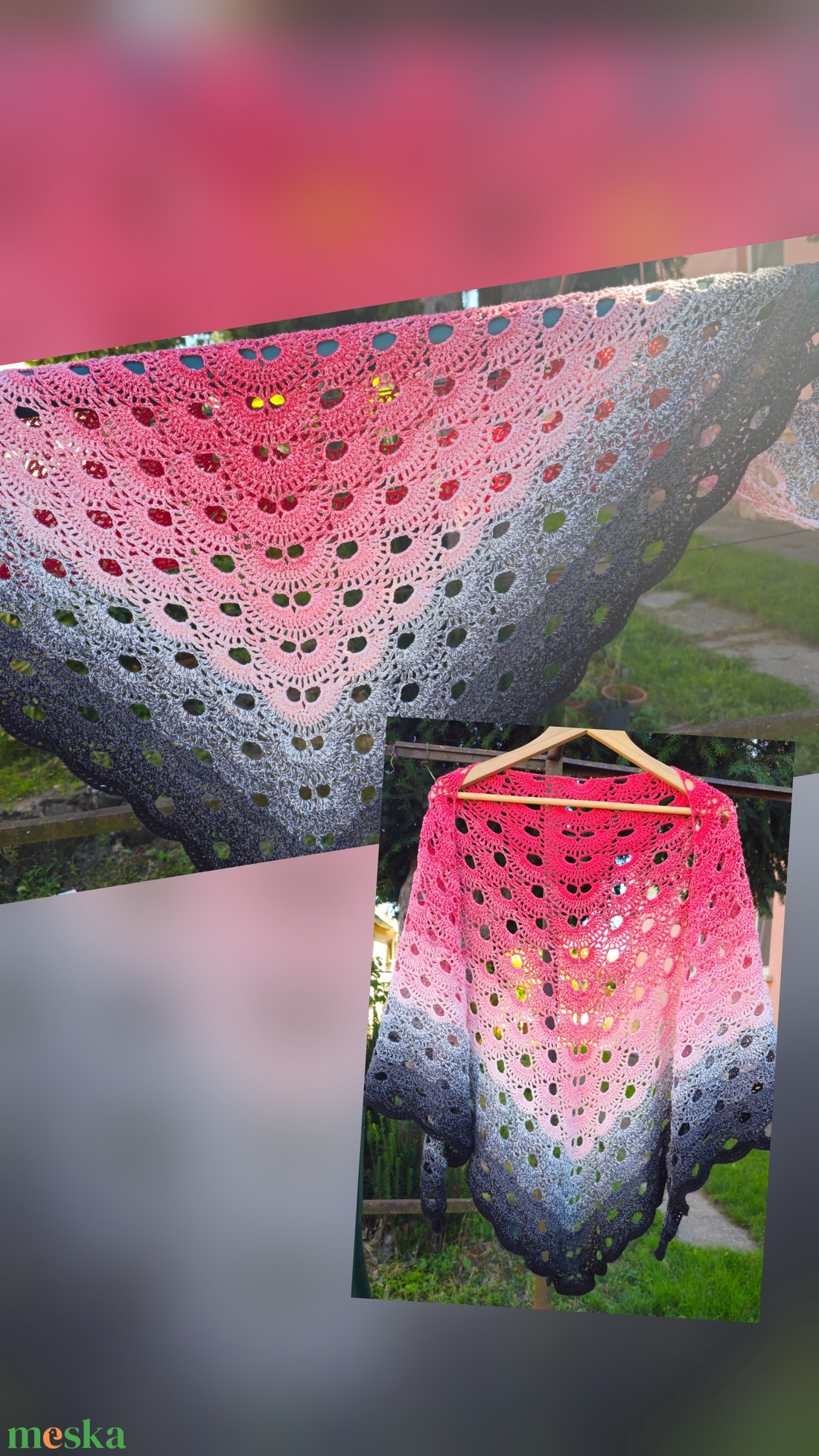 Parázs - ruha & divat - sál, sapka, kendő - kendő - Meska.hu