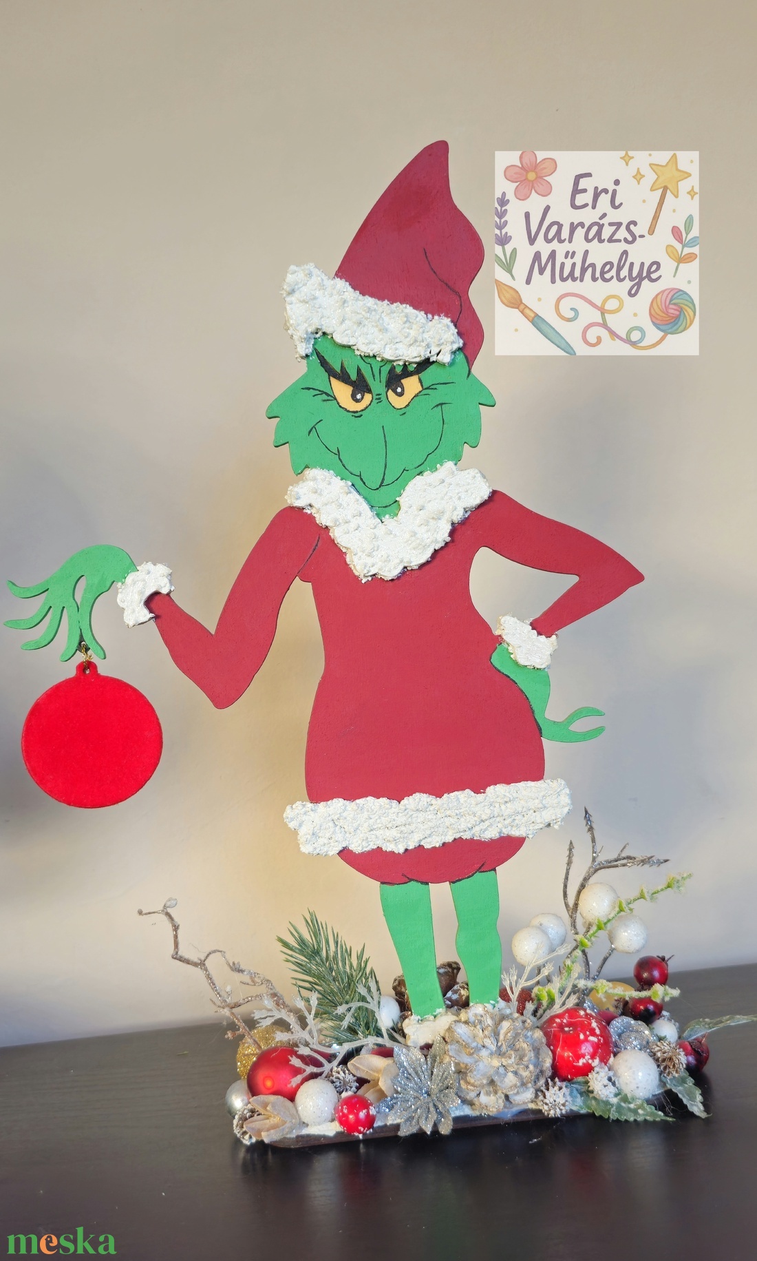 Asztal dísz  - karácsony - adventi díszek - adventi asztaldísz - Meska.hu