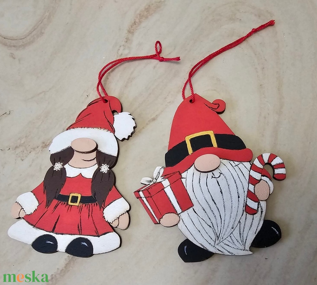 Manók - karácsony - mikulás - mikulás beltéri dekoráció - Meska.hu