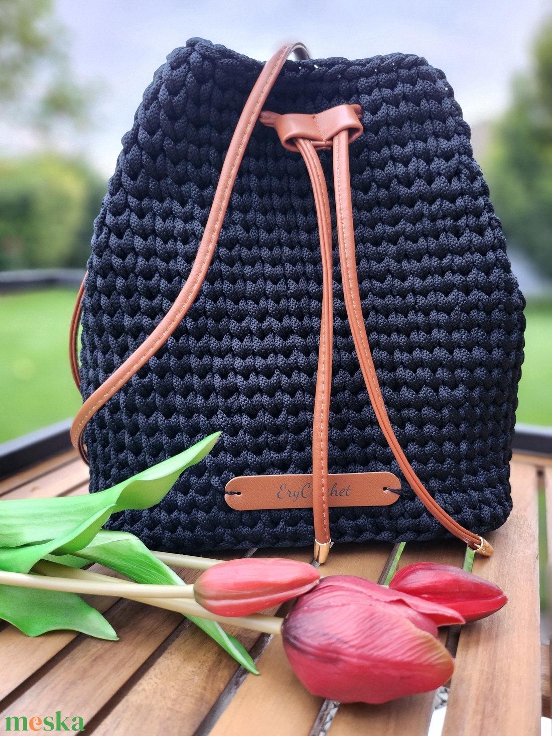 Horgolt válltáska - táska & tok - kézitáska & válltáska - válltáska - Meska.hu