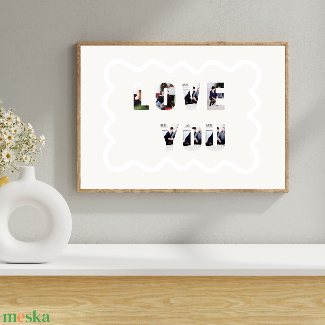 Valentin napi fotókollázs, szív puzzle fotókollázs - művészet - grafika & illusztráció - digitális - Meska.hu