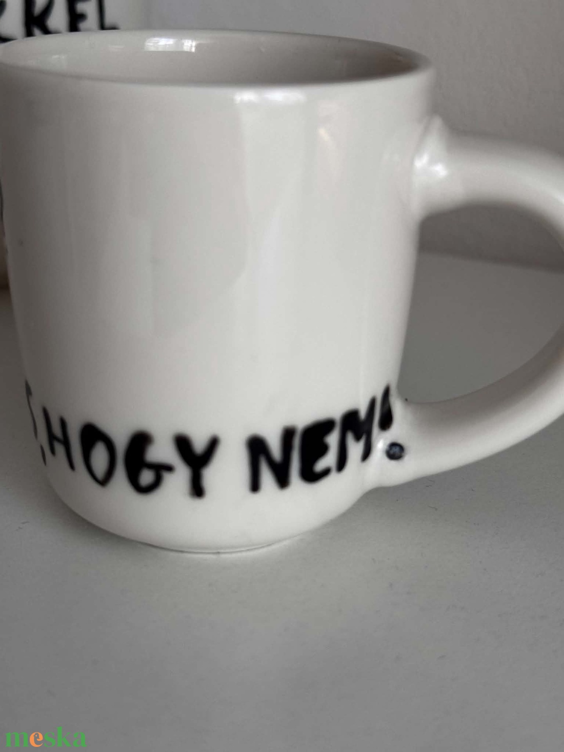 Kicsoda? Én? Én biztos, hogy nem! espresso csésze (Magyar Péter) - otthon & életmód - konyhafelszerelés, tálalás - tálalás - bögre & csésze - Meska.hu