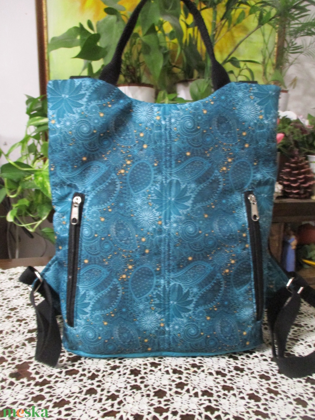 Hátizsák - táska & tok - hátizsák - roll top hátizsák - Meska.hu