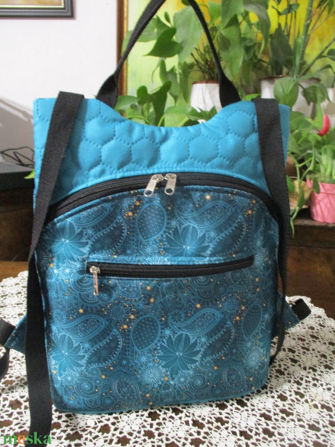 Hátizsák - táska & tok - hátizsák - roll top hátizsák - Meska.hu