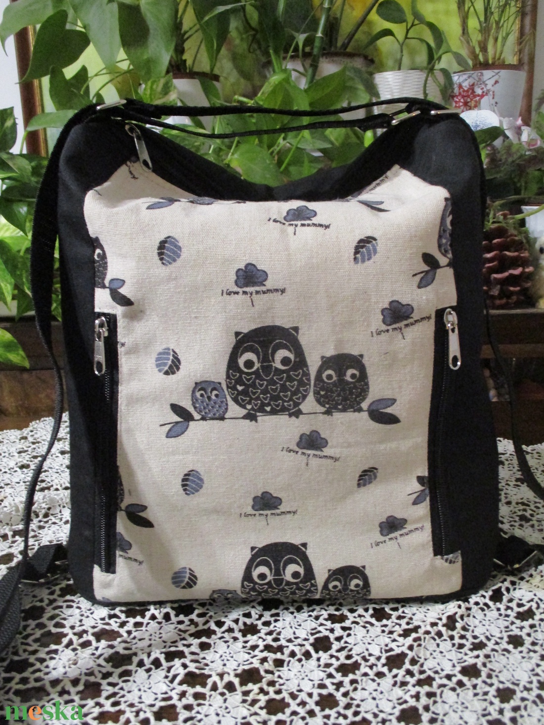 Háti/oldal táska - táska & tok - hátizsák - roll top hátizsák - Meska.hu