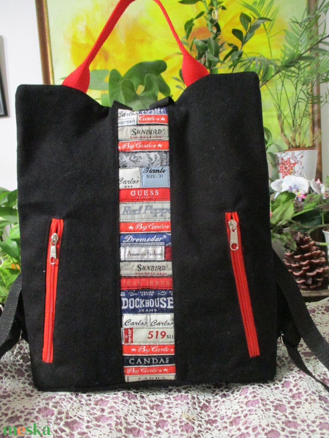 Hátizsák - táska & tok - hátizsák - roll top hátizsák - Meska.hu