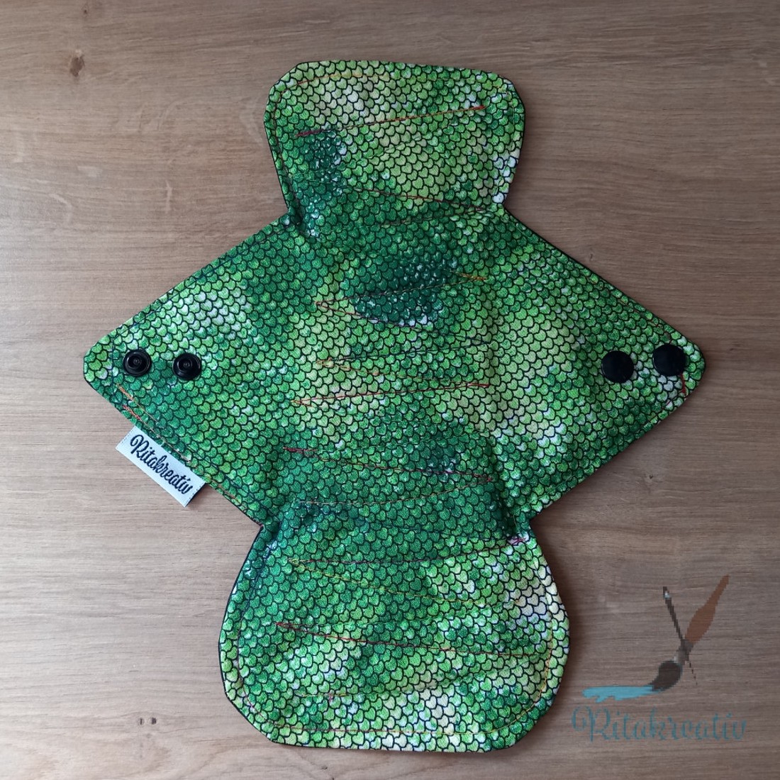 Kígyóbőr mosható betét 26cm - szépségápolás - intim higiénia - intimbetét - Meska.hu