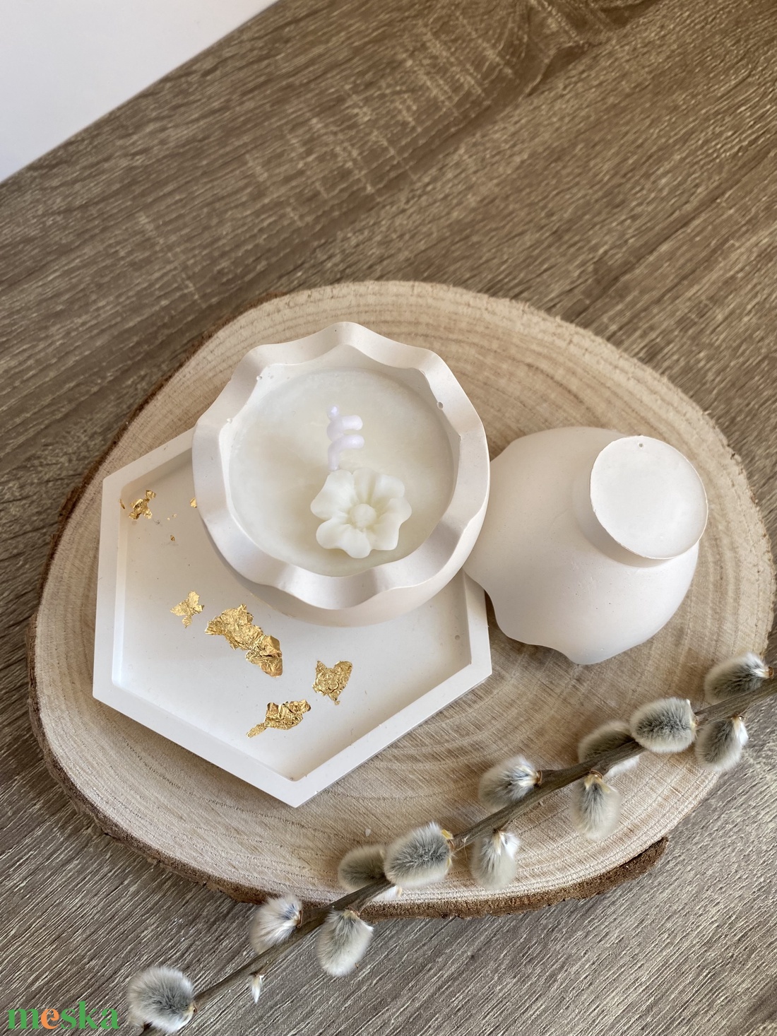 Húsvéti szójaviasz illatgyertya -kerámia tojásban - otthon & életmód - gyertya, illat, aroma - gyertya - Meska.hu