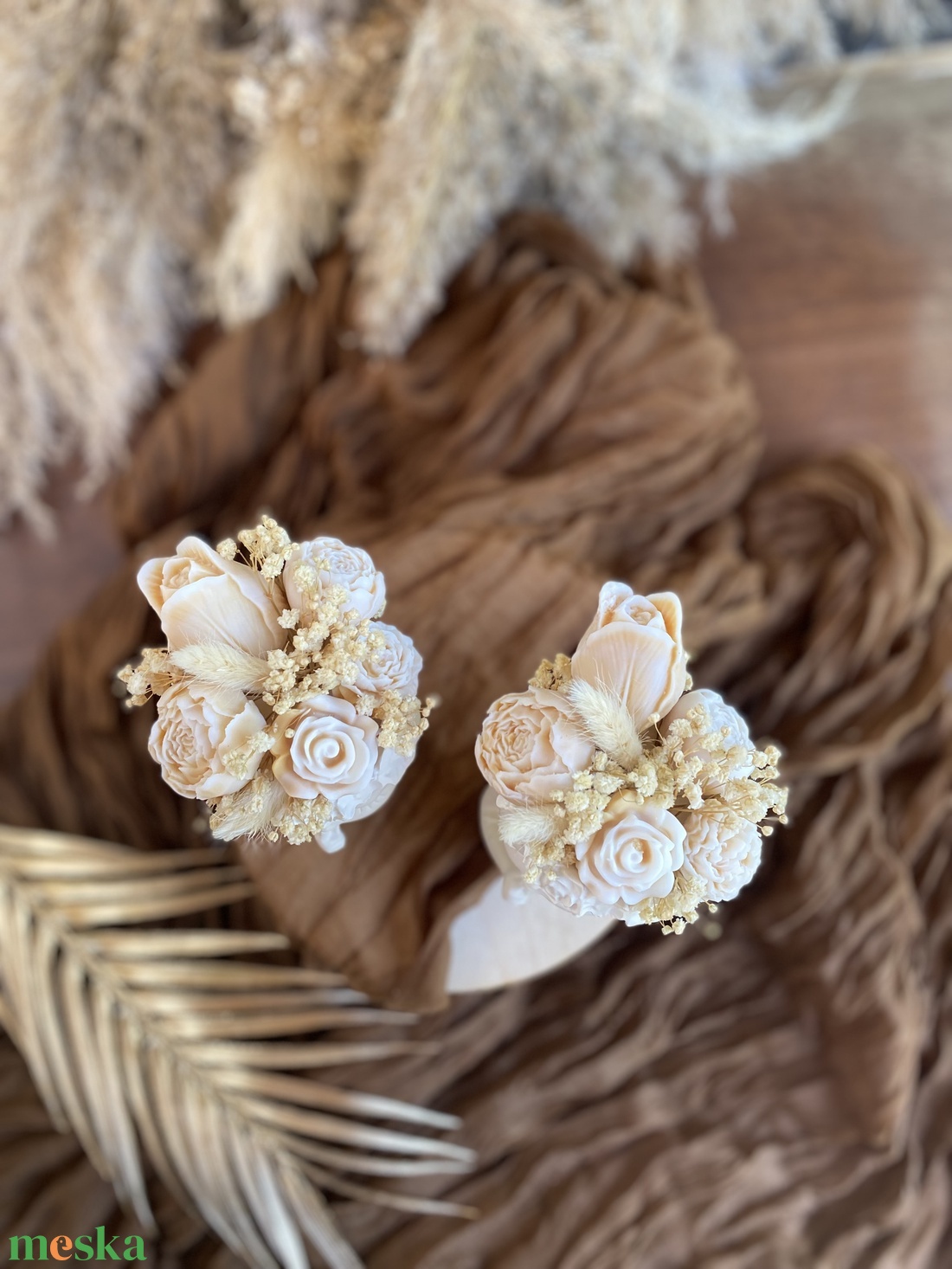 Szójaviasz virágkoszorús lány  dekor - otthon & életmód - gyertya, illat, aroma - gyertya - Meska.hu Szójaviasz virágkoszorús lány  dekor - otthon & életmód - gyertya, illat, aroma - gyertya - Meska.hu