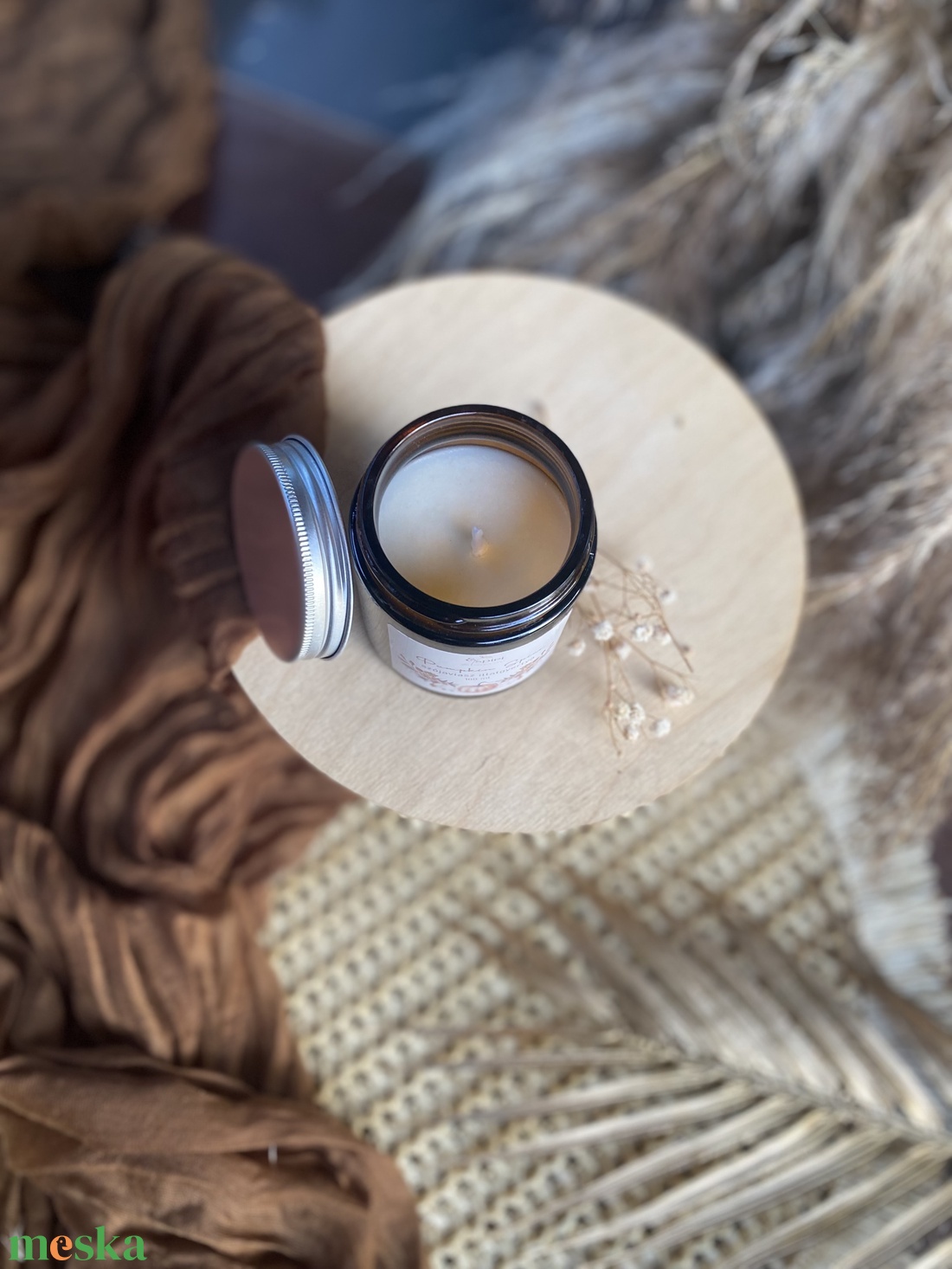 Pumpkin Spice illatú szójaviasz illatgyertya 100ml - otthon & életmód - gyertya, illat, aroma - gyertya - Meska.hu Pumpkin Spice illatú szójaviasz illatgyertya 100ml - otthon & életmód - gyertya, illat, aroma - gyertya - Meska.hu