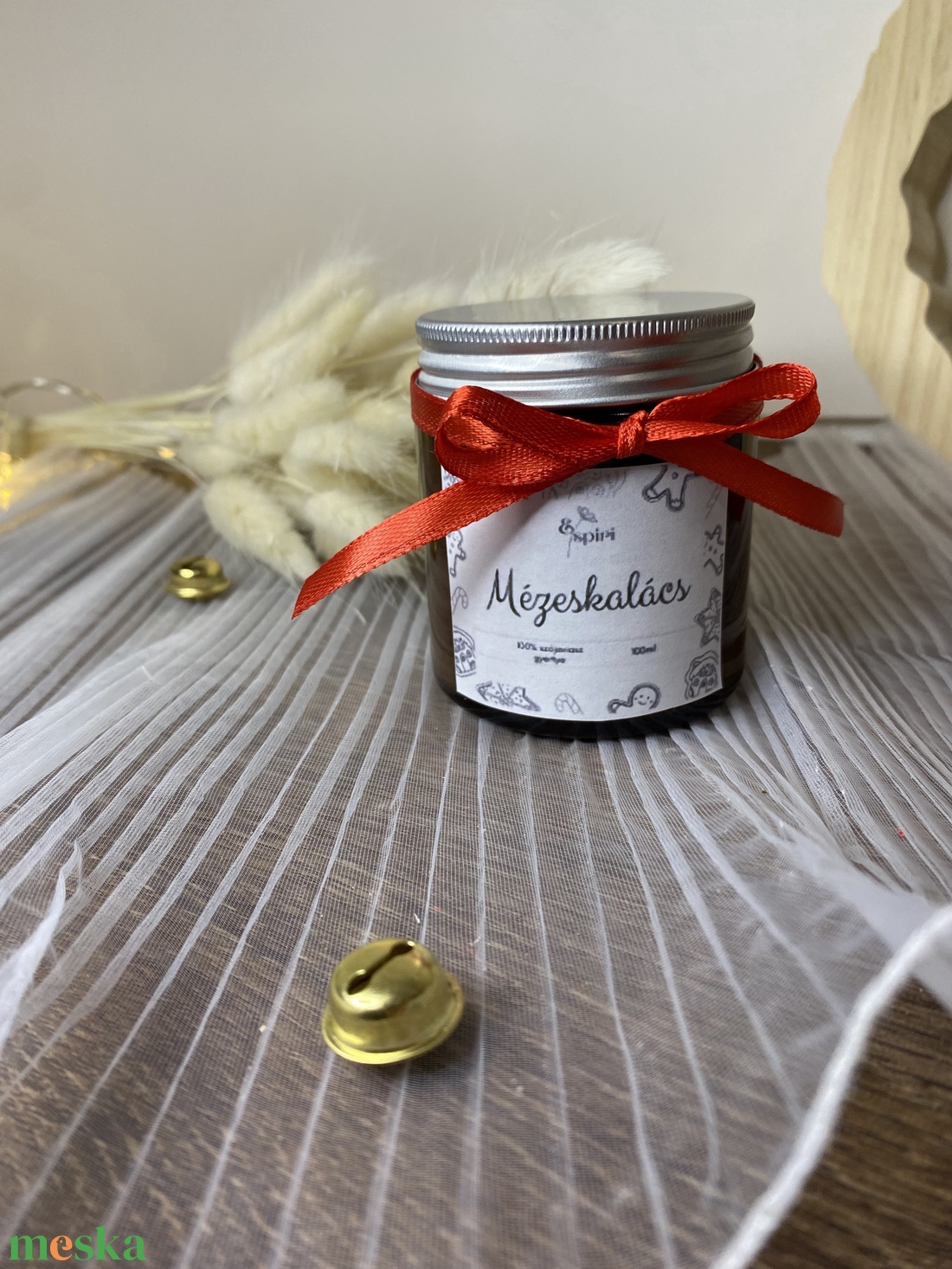 Mézeskalács szójaviasz illatgyertya - otthon & életmód - gyertya, illat, aroma - gyertya - Meska.hu