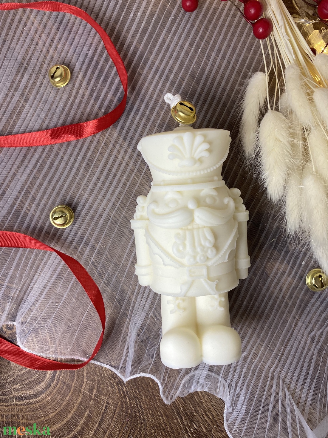 Diótörő szójaviasz forma gyertya - otthon & életmód - gyertya, illat, aroma - gyertya - Meska.hu