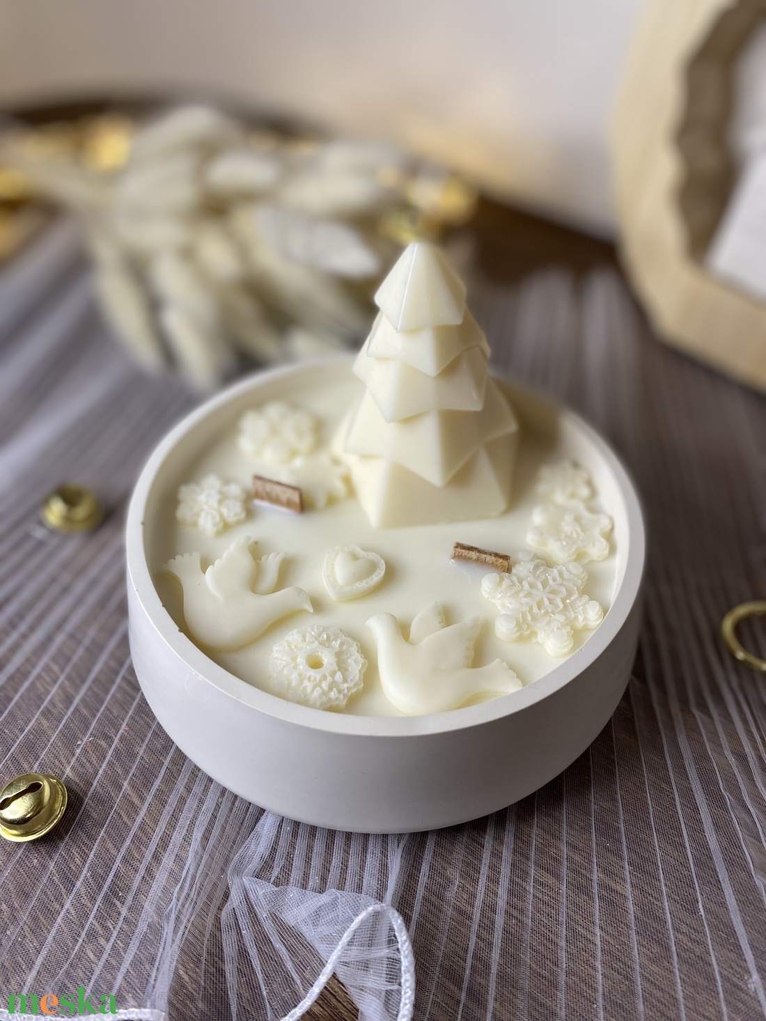 Winter Dreamlight - Szójaviasz karácsonyi gyertya - otthon & életmód - gyertya, illat, aroma - gyertya - Meska.hu