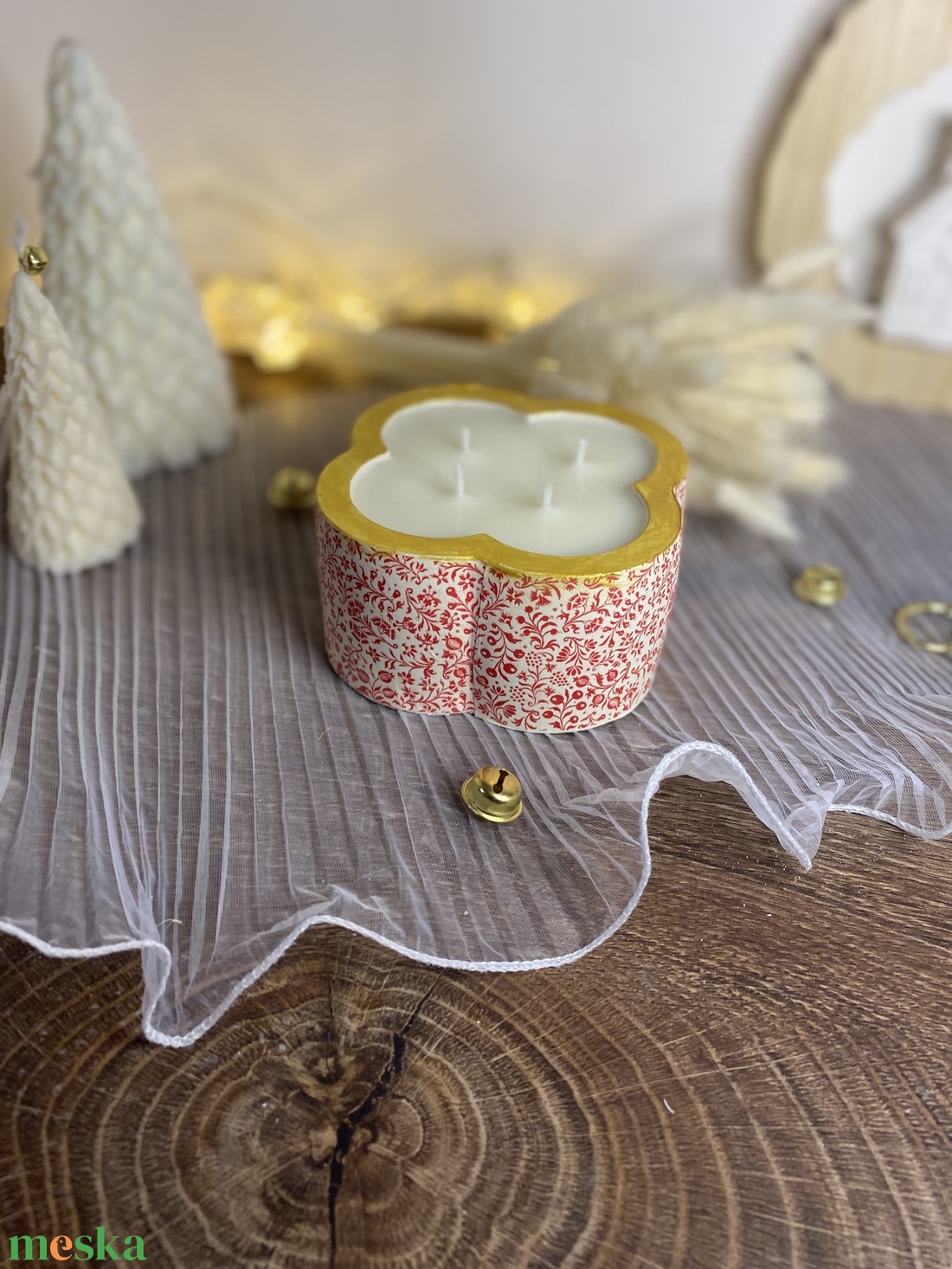 Silent Blossom  szójaviasz gyertya - otthon & életmód - gyertya, illat, aroma - gyertya - Meska.hu