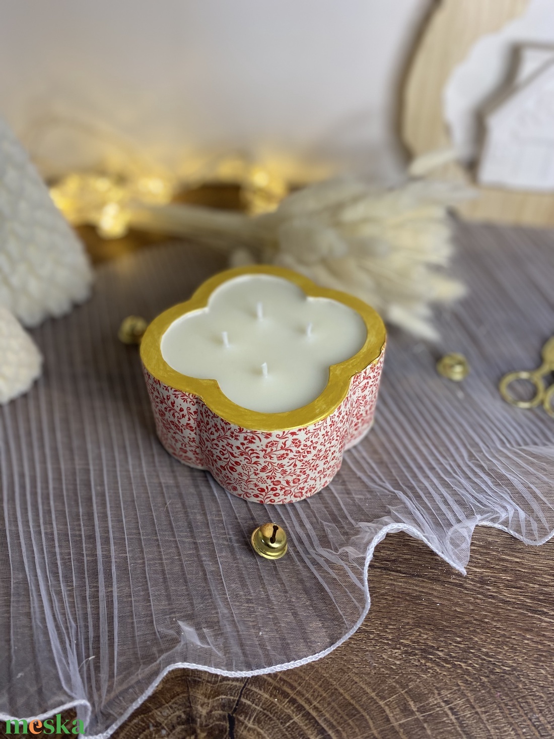 Silent Blossom  szójaviasz gyertya - otthon & életmód - gyertya, illat, aroma - gyertya - Meska.hu