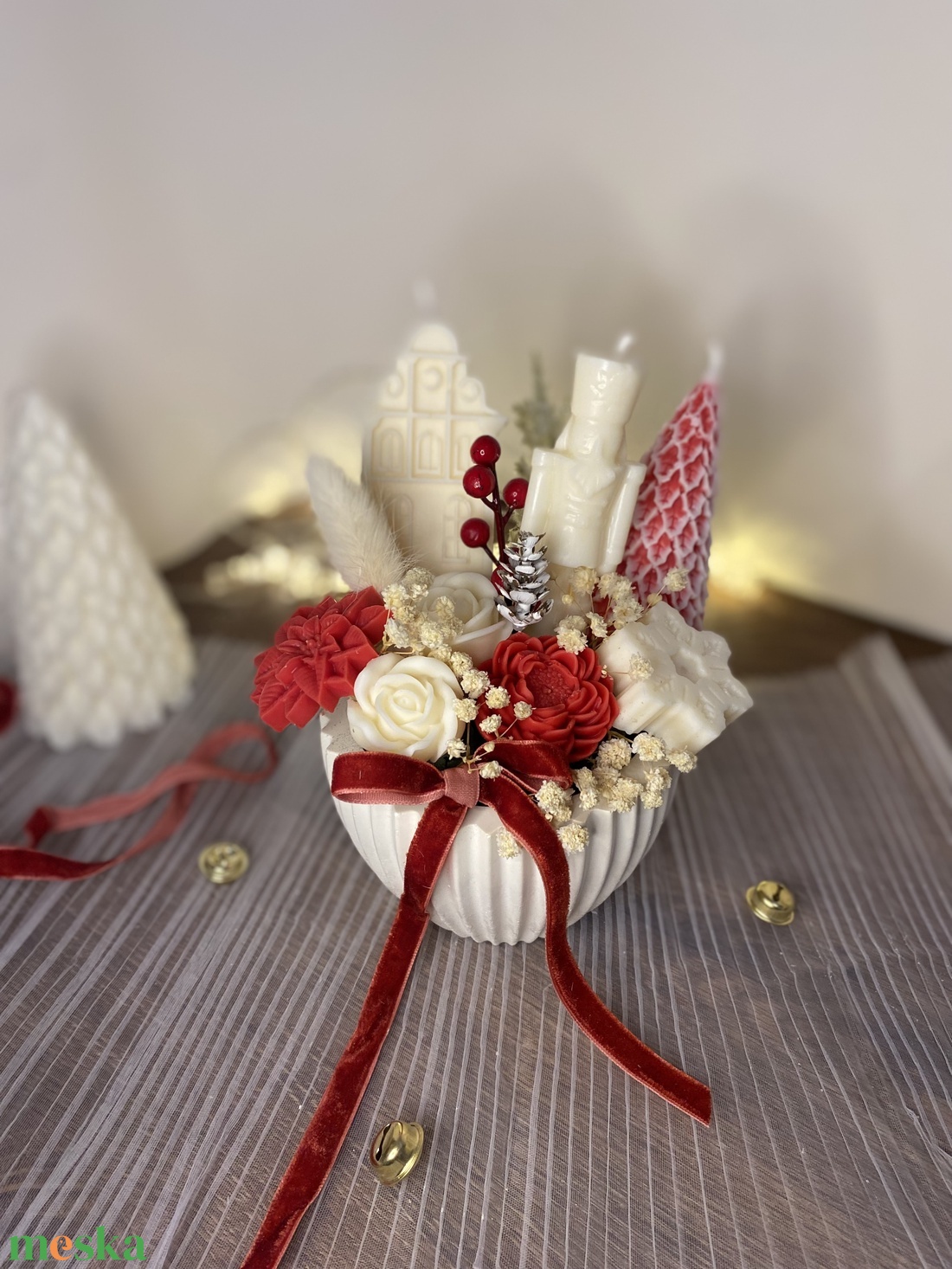 Winter Tale -Szójaviasz karácsonyi illatbox - otthon & életmód - gyertya, illat, aroma - gyertya - Meska.hu