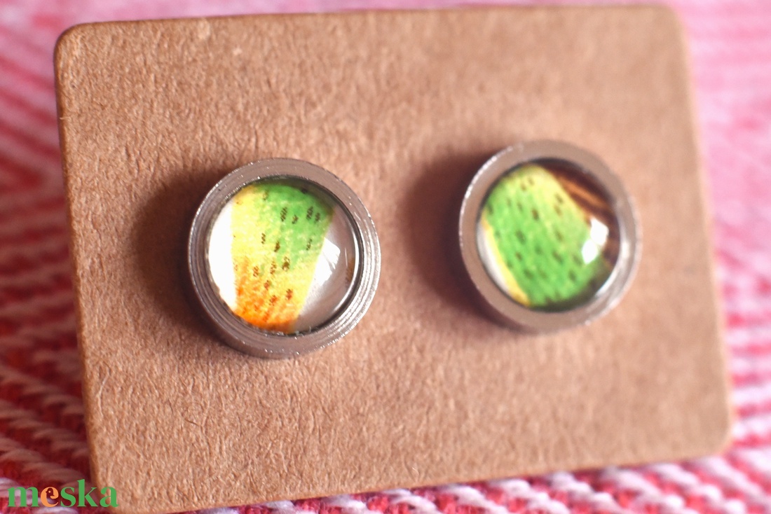 Kaktusz bélyeg fülbevaló - ékszer - fülbevaló - pötty fülbevaló - Meska.hu