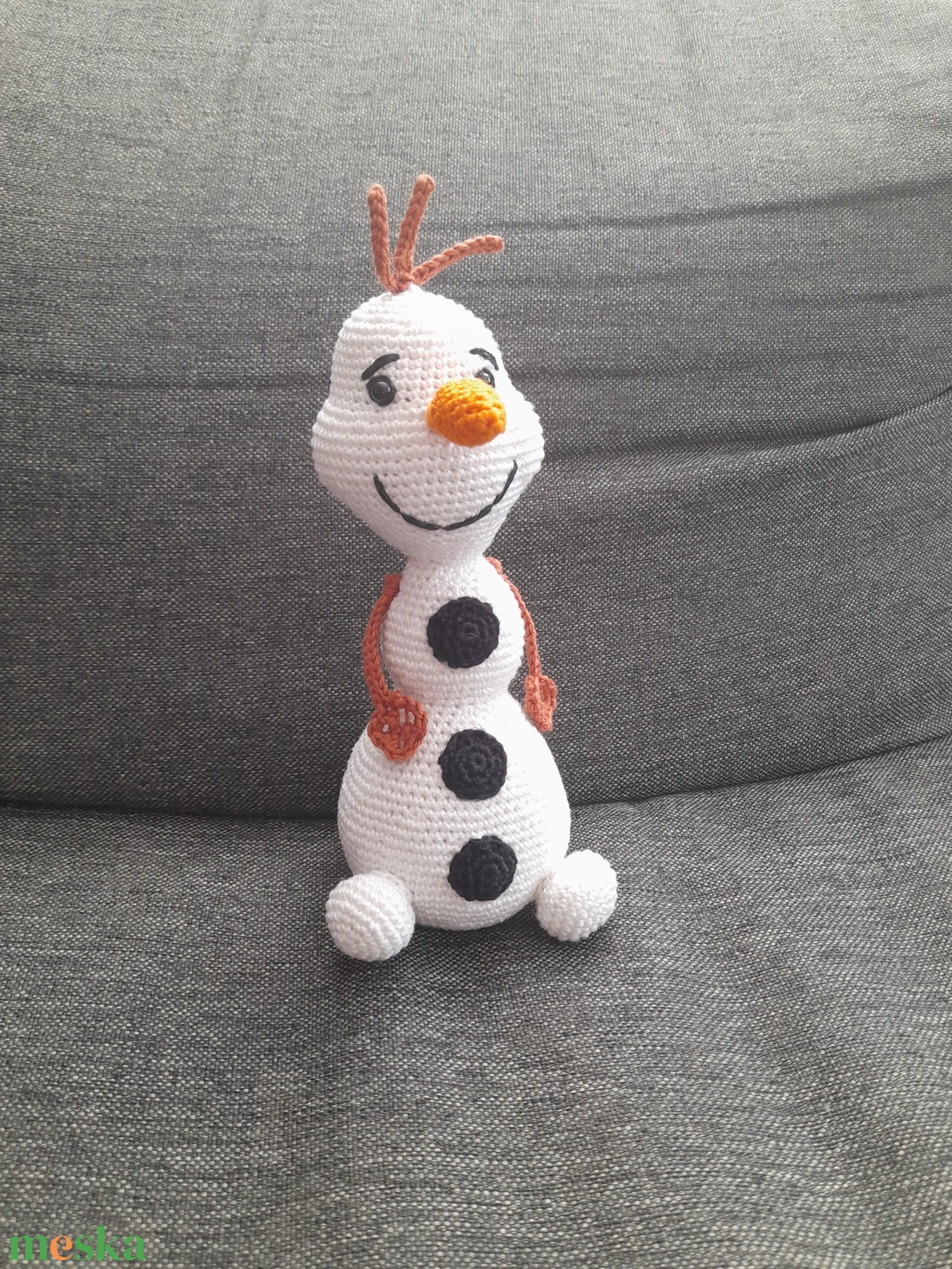 Horgolt Hóember (Olaf) - játék & sport - plüssállat & játékfigura - más figura - Meska.hu Horgolt Hóember (Olaf) - játék & sport - plüssállat & játékfigura - más figura - Meska.hu