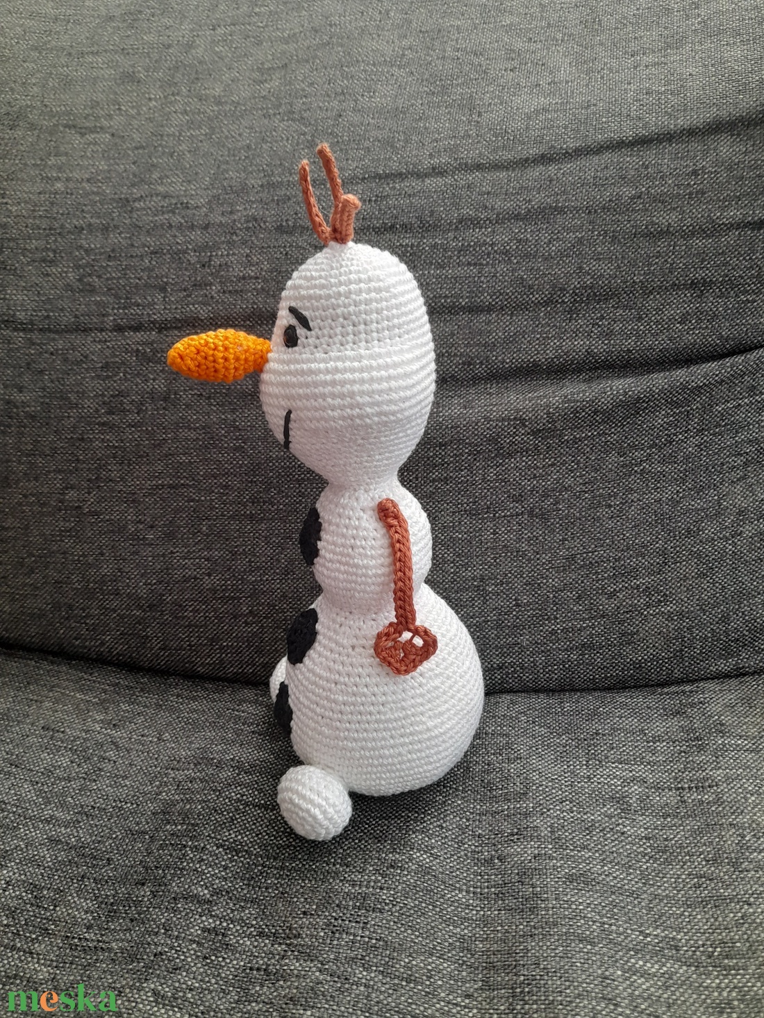Horgolt Hóember (Olaf) - játék & sport - plüssállat & játékfigura - más figura - Meska.hu Horgolt Hóember (Olaf) - játék & sport - plüssállat & játékfigura - más figura - Meska.hu