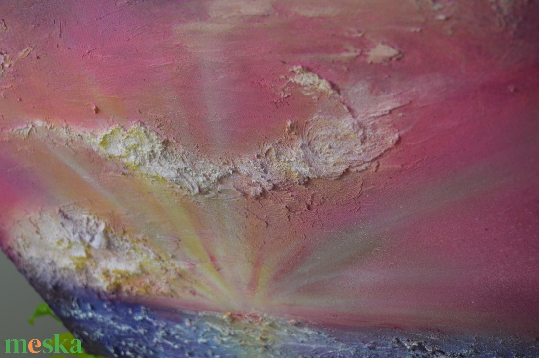 A horizont ígérete c. festmény vásznon, 50x70cm - művészet - festmény - festmény vegyes technika - Meska.hu