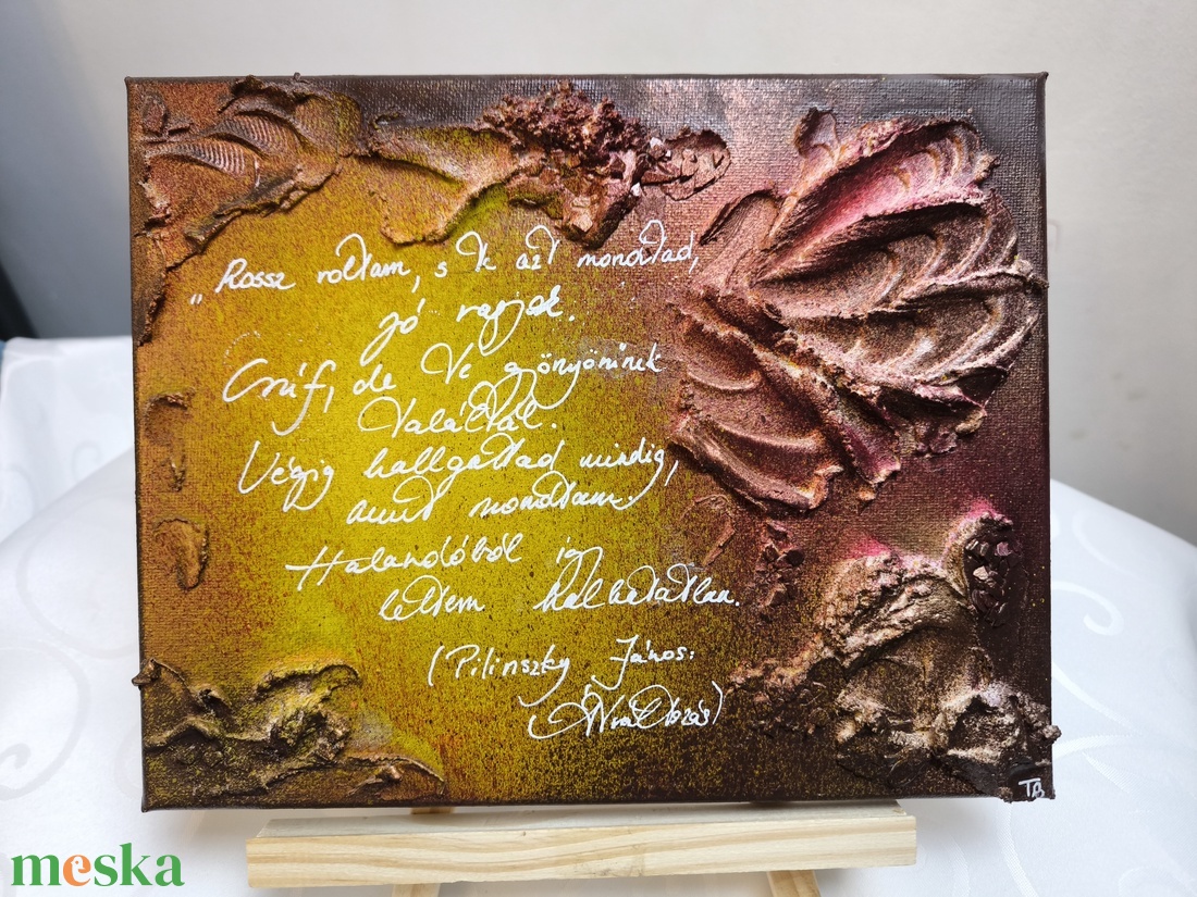 Átváltozás c. 3D hatású festmény - művészet - festmény - festmény vegyes technika - Meska.hu