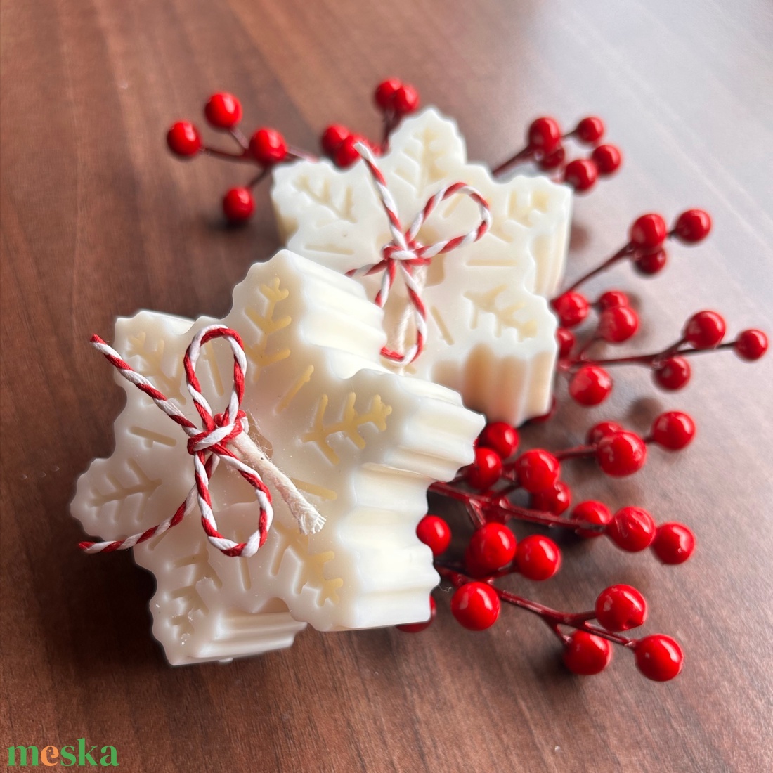 Csendes éj - karácsony - karácsonyi lakásdekoráció - karácsonyi illatgyertya, mécses - Meska.hu